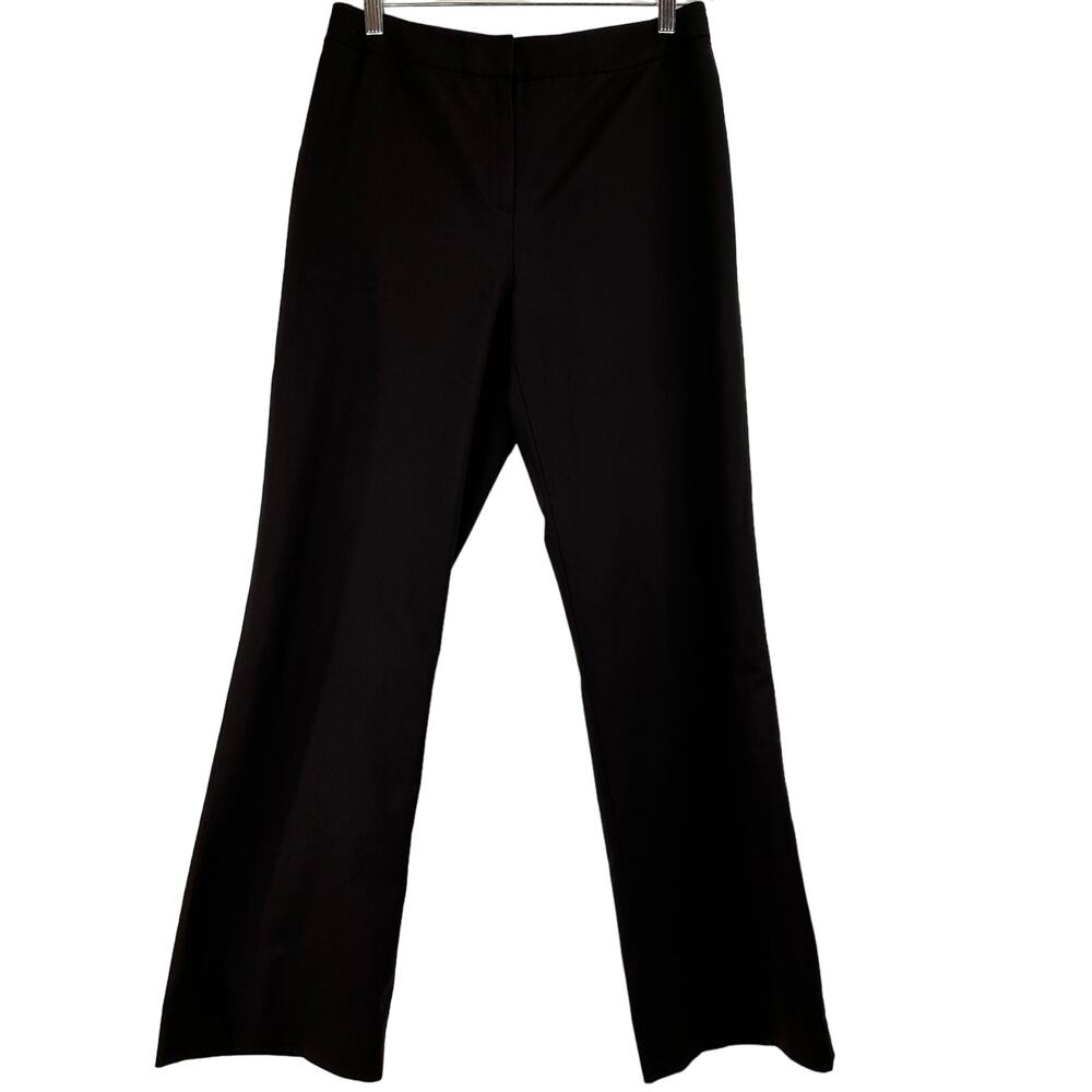 Lafayette 148 Women's Black Virgin Wool Menswear Pants Size 6